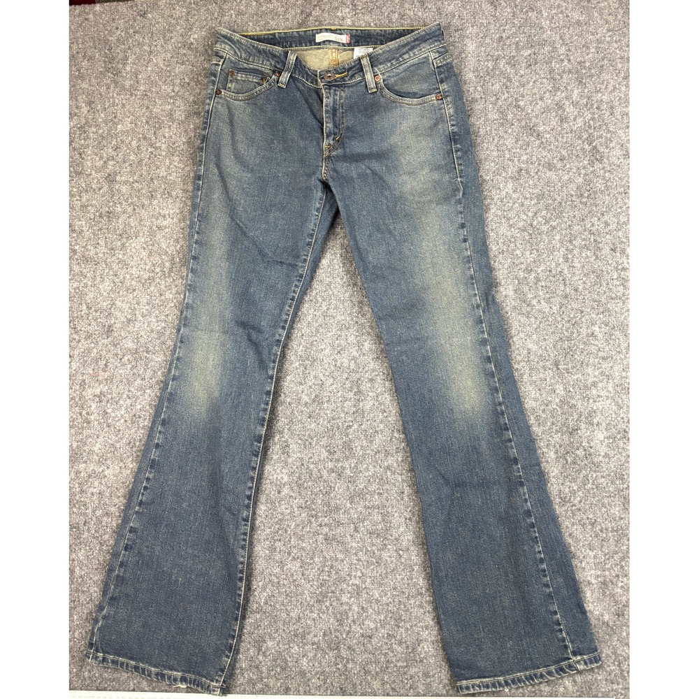 Levi's 518 Superlow Bootcut Jeans Women 11L Y2K 2006 Medium‎ Wash